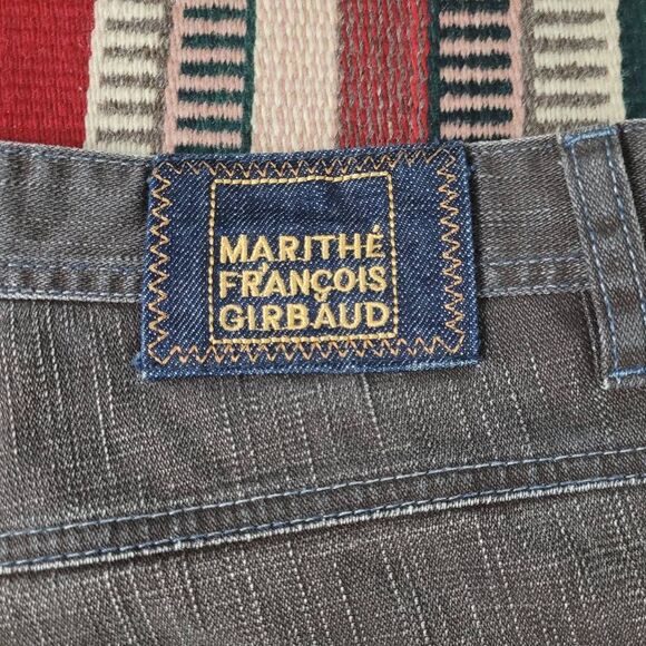 Vtg‎ 90s Marithe Francois Girbaud Jeans Sz 36x33 Brown Baggy Relaxed Straight - Picture 3 of 11